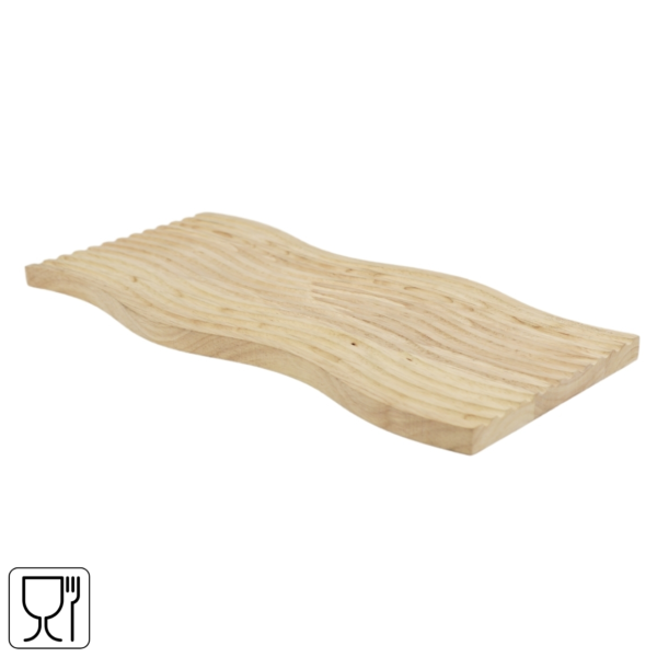 Gusta serveerplank golf beuken 39 cm