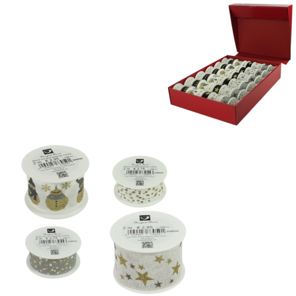 Horn cadeaulint set van 48