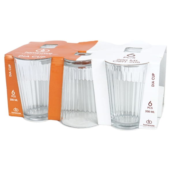 Homeware drinkglas Dia 200 ml 6 stuks