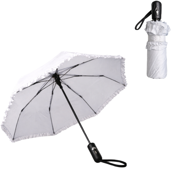 Paraplu opvouwbaar grijs 95 cm