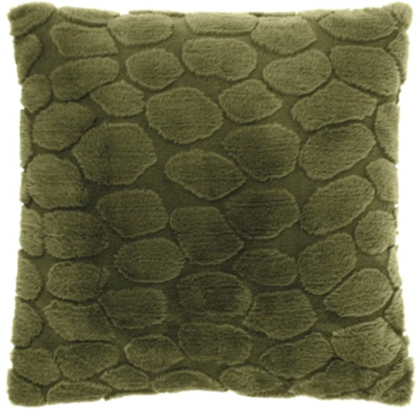 Unique Living kussen Daaf winter green 45 x 45 cm