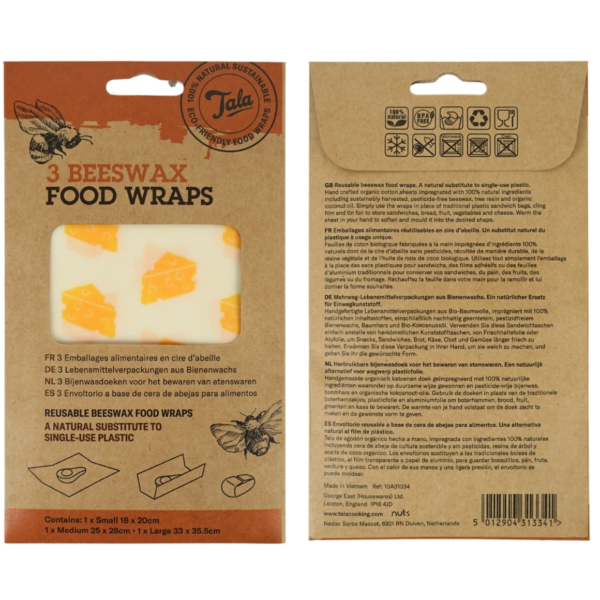 Tala bijenwas folie 35,5 cm set van 3