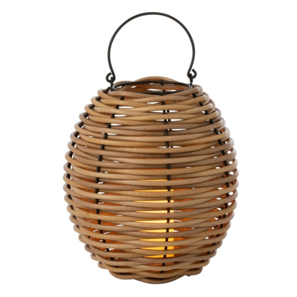 J-Line lantaarn LED op batterij outdoor 34 cm