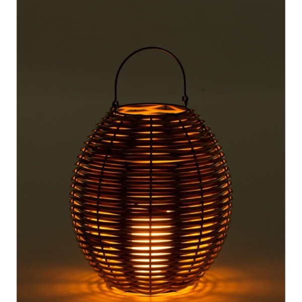 J-Line lantaarn LED op batterij outdoor 34 cm