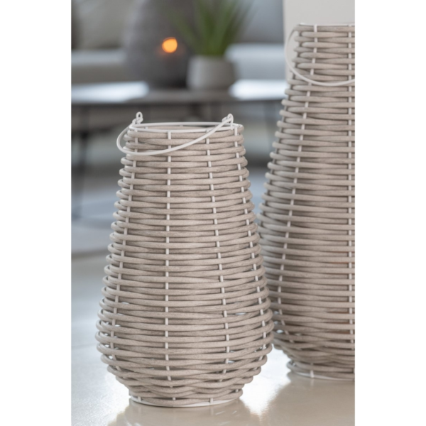 J-Line lantaarn LED op batterij outdoor 47 cm