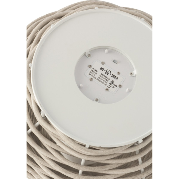 J-Line lantaarn LED op batterij outdoor 47 cm