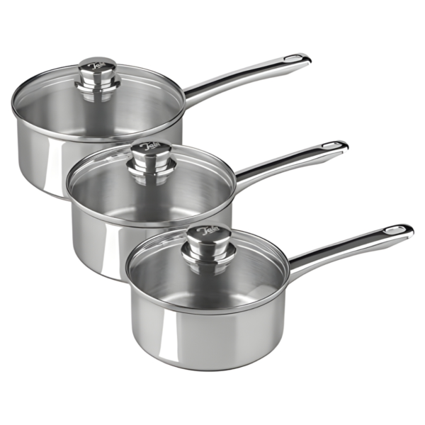Tala RVS steelpannen 20 cm set van 3
