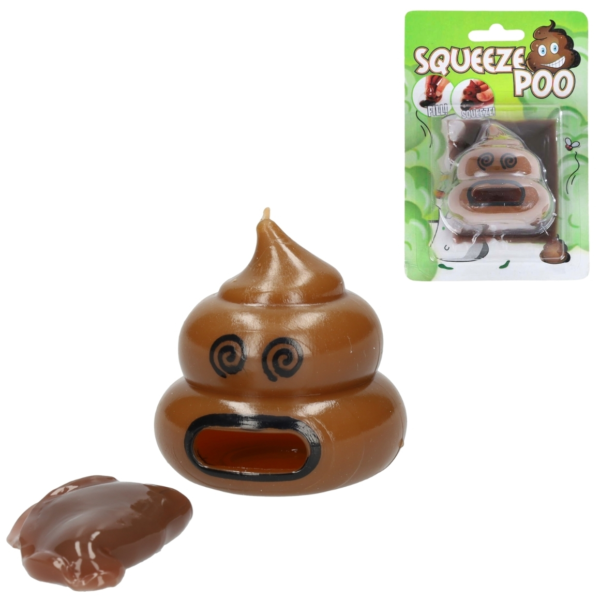 Squeeze Poo drol Slime 5,5 cm