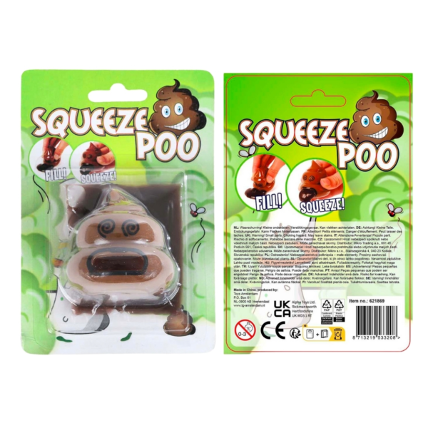Squeeze Poo drol Slime 5,5 cm