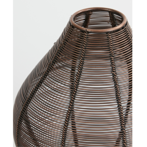 Light & Living windlicht Suneku antique koperkleurig 21 cm