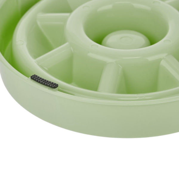 Relaxdays honden anti-schrok voerbak rond 3 groen 21 cm