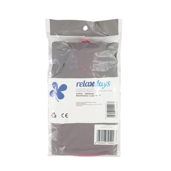 Relaxdays warmwater kruik grijs 1 L