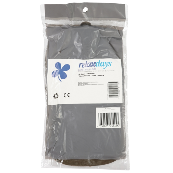 Relaxdays warmwater kruik geel 2 L