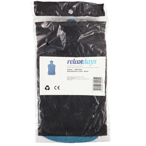 Relaxdays warmwater kruik turquoise 2 L