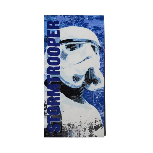 Starwars badhanddoek blauw stormtrooper 140 cm