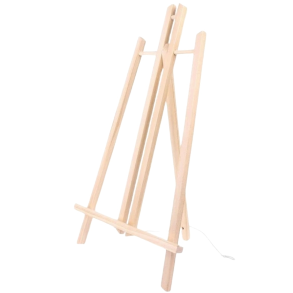 Schildersezel tafelmodel hout naturel 50 cm