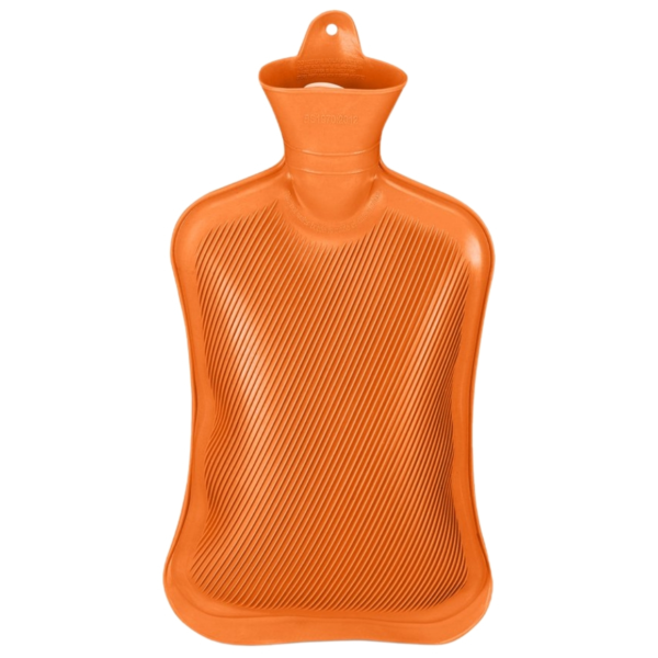 Relaxdays warmwater kruik oranje 2 L