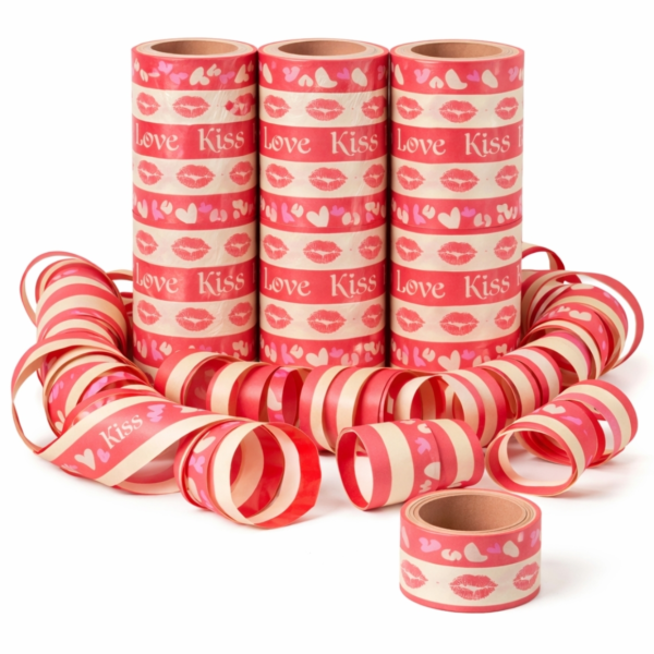 Serpentines kiss/love 4 meter set van 3