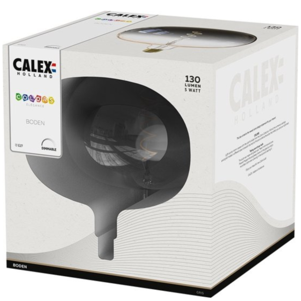 Calex lamp LED Avesta dimbaar 5W E27 grijs 22 cm