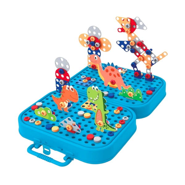 Baukasten-Set im Koffer Dino 298-teilig