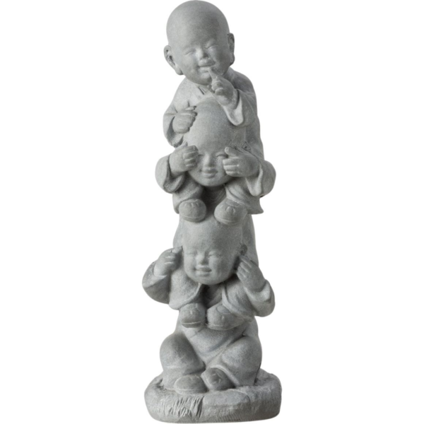 J-Line beeld Monnik op schouders 58 cm