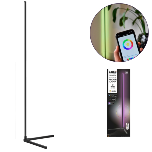 Calex Smart vloerlamp multi color 140 cm