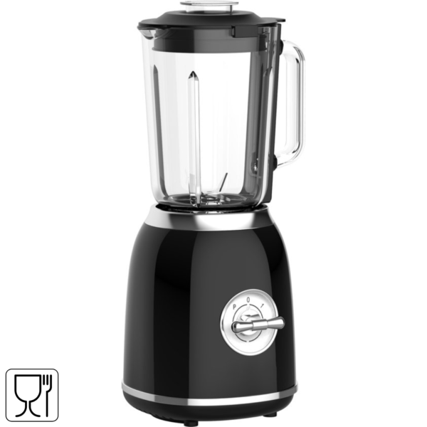 Old Scool blender smoothie maker zwart 600 watt