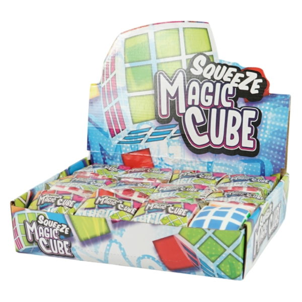 Squeeze magische kubus 6 cm