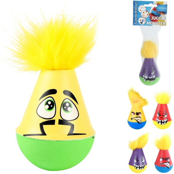 Gametime jongleerbal monster 12 cm assorti