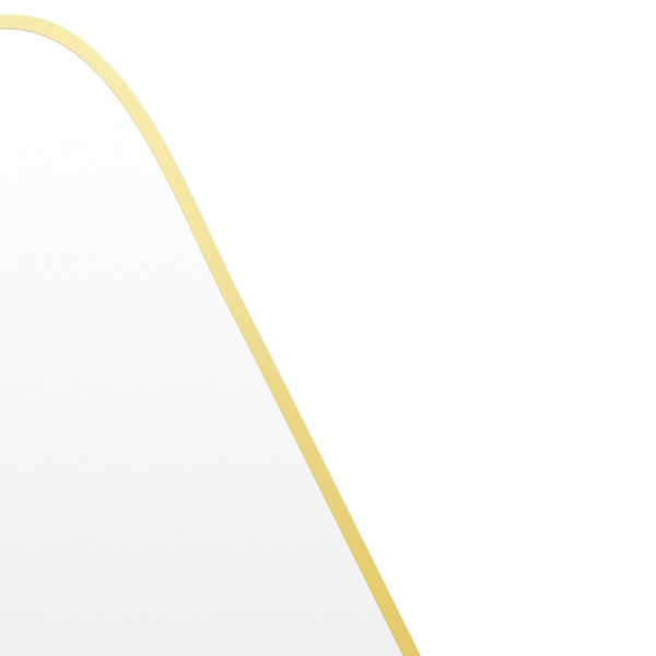 Len-Fra wandspiegel Riverside II goudkleurig 60 x 90 cm