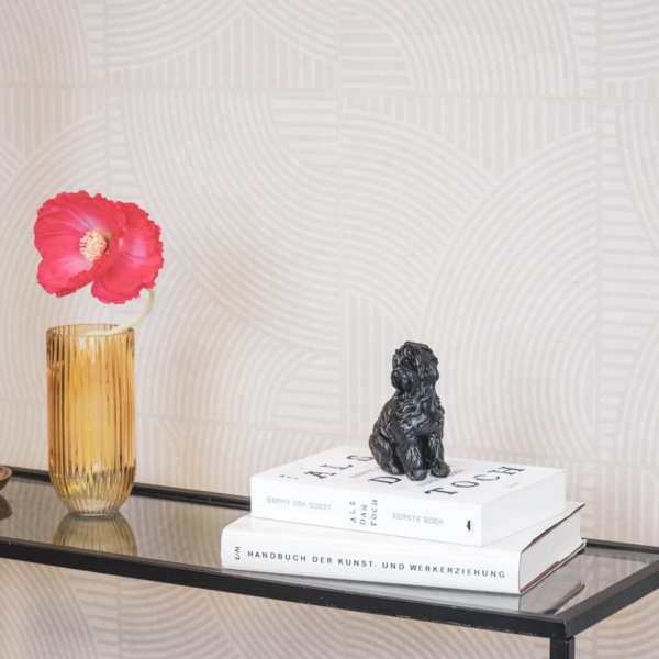 Housevitamin beeld Labradoodle Dog mintgroen 10,5 cm