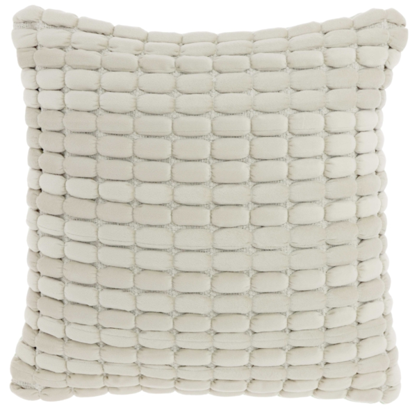 Unique Living kussen Kensi dove white 45 x 45 cm