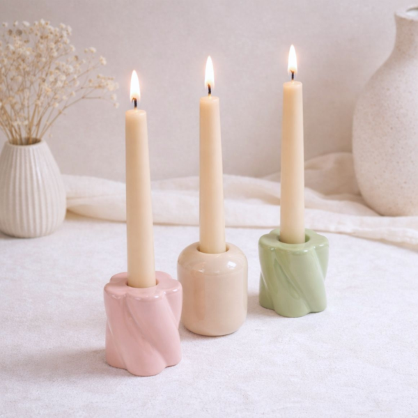 Kandelaar Retro 7 cm 8 assorti