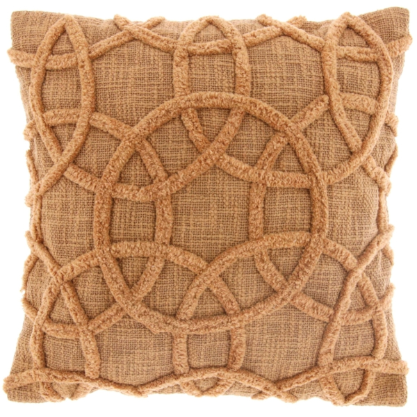 Unique Living kussen Everon camel 45 x 45 cm