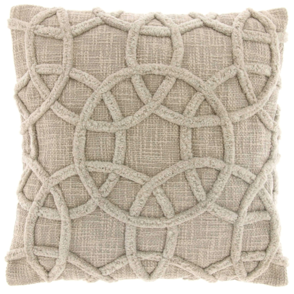 Unique Living kussen Everon chateau grey 45 x 45 cm