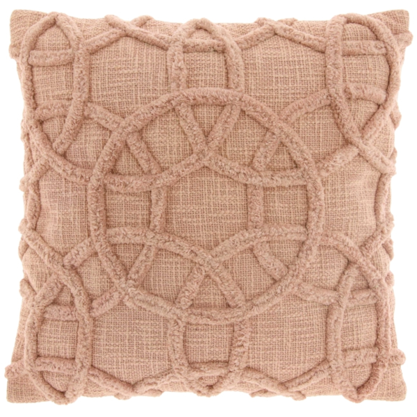 Unique Living kussen Everon old pink 45 x 45 cm