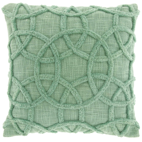 Unique Living kussen Everon surf blue 45 x 45 cm