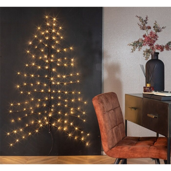 Countryfield wanddecoratie kerstboom Ziggy LED 120 cm