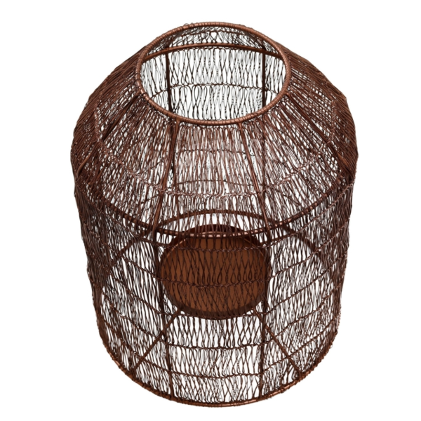 PTMD windlicht Maddin S koperkleurig 30 cm