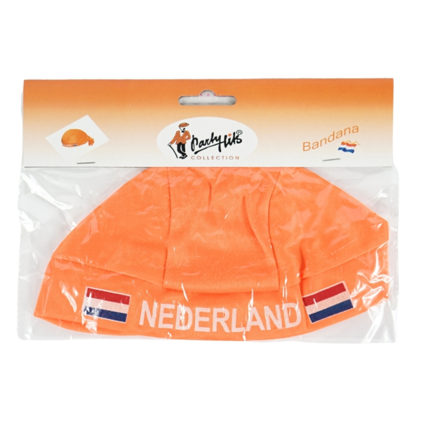 Bandana Nederland oranje one size