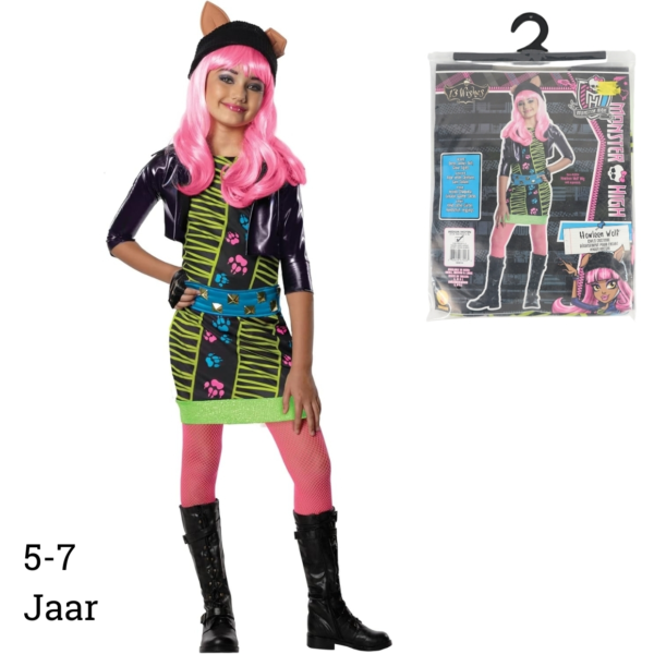 Kostuum Monster High Howleen Wolf 5-7 jaar