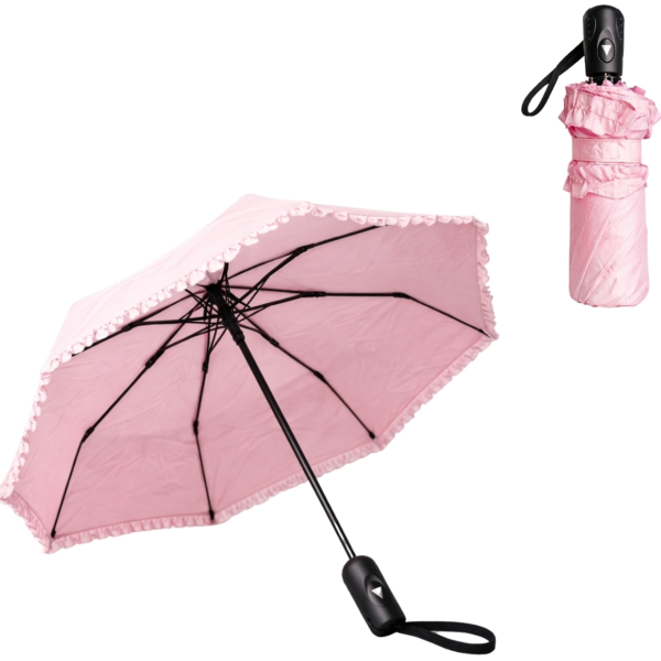 Paraplu opvouwbaar roze 95 cm