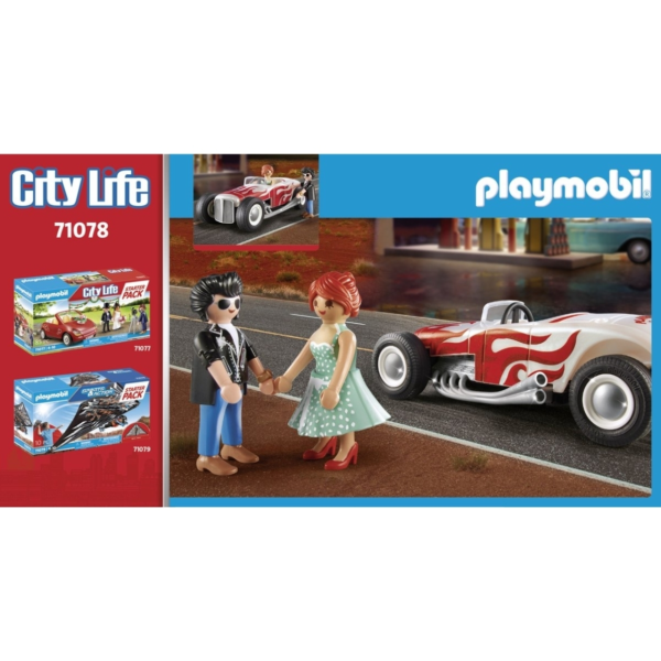 Playmobil City Life Hot-Rod 20-teilig