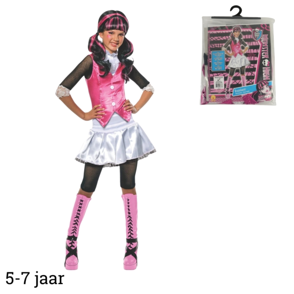 Kostuum Monster High Draculaura kids 5-7 jaar