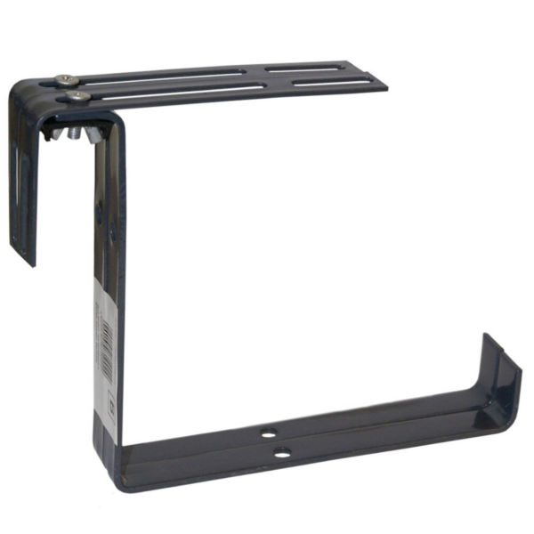 Geli bloembakbeugels grijs 20 cm set van 2