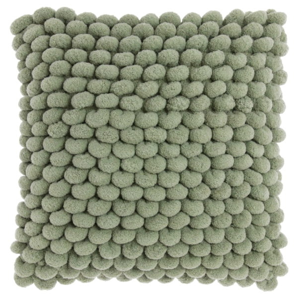 Unique Living kussen Alina tea green 45 x 45 cm