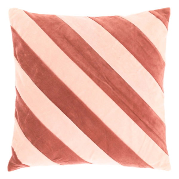 Unique Living kussen Zoya rood/oudroze 45 x 45 cm