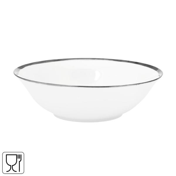 Vtwonen kom White Silver 18 cm