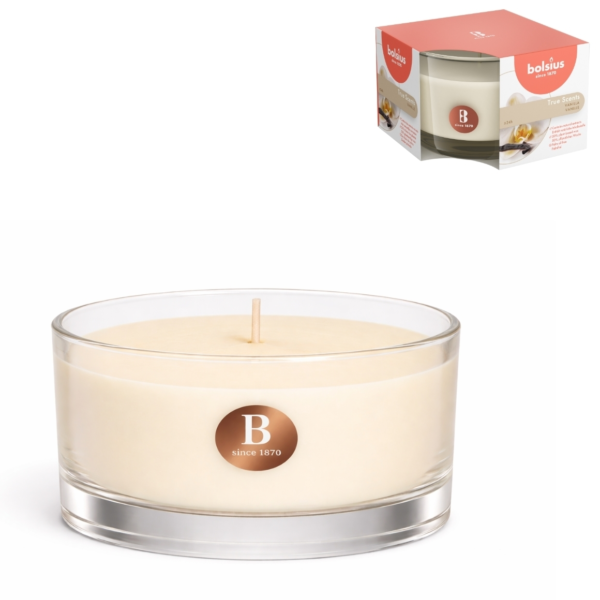 Bolsius geurkaars in glas Vanille 6 x 9 cm