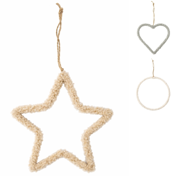 Hanger Teddy frame Ø20 cm 9 assorti